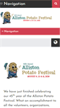 Mobile Screenshot of allistonpotatofestival.com